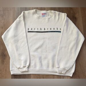 Vintage Garth Brooks Concert Sweatshirt Ropin the Wind Tour Shameless XL  1991